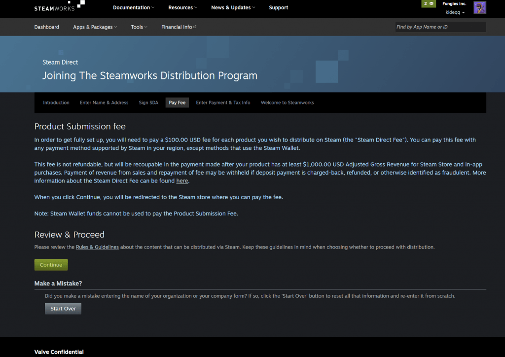 How to publish your game on Steam?