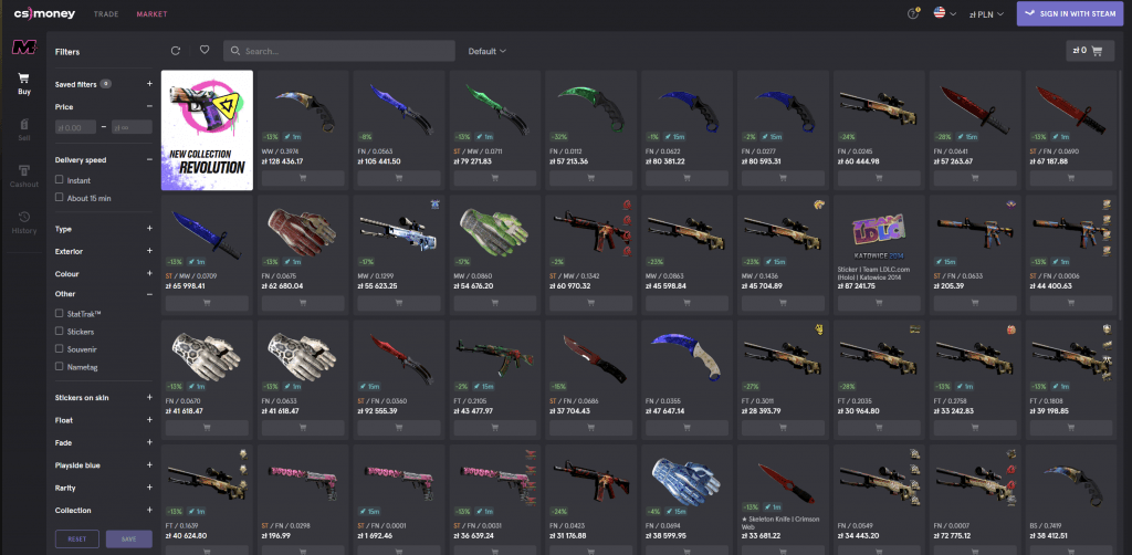 How to sell your CSGO DOTA2 TF2 skins for real money or cash?