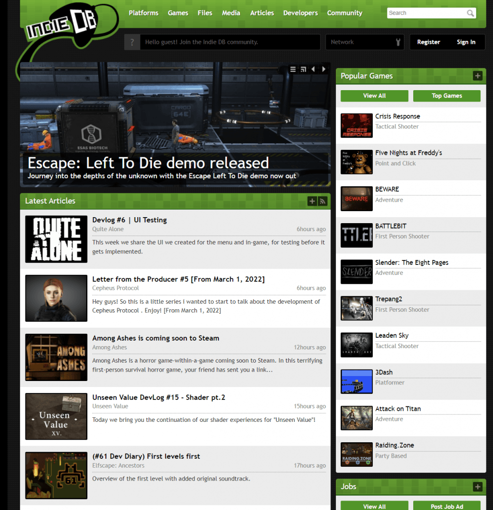 What are the best indie game websites?