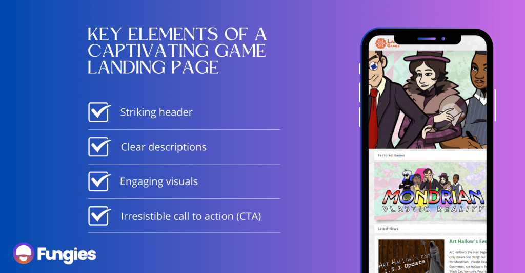No-Code Builders For an Indie Game Landing Page