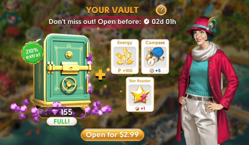 Piggy Bank monetization mechanism for mobile games