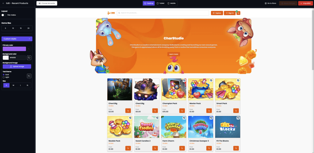 5 Best Web Shop Platforms for Mobile Games