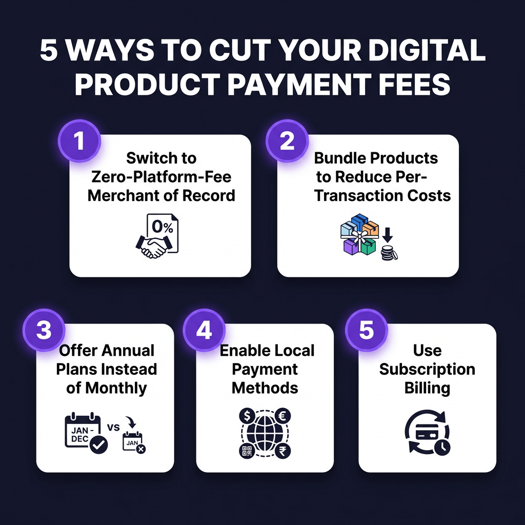 How to Cut Your Payment Fees by 50% When Selling Digital Products