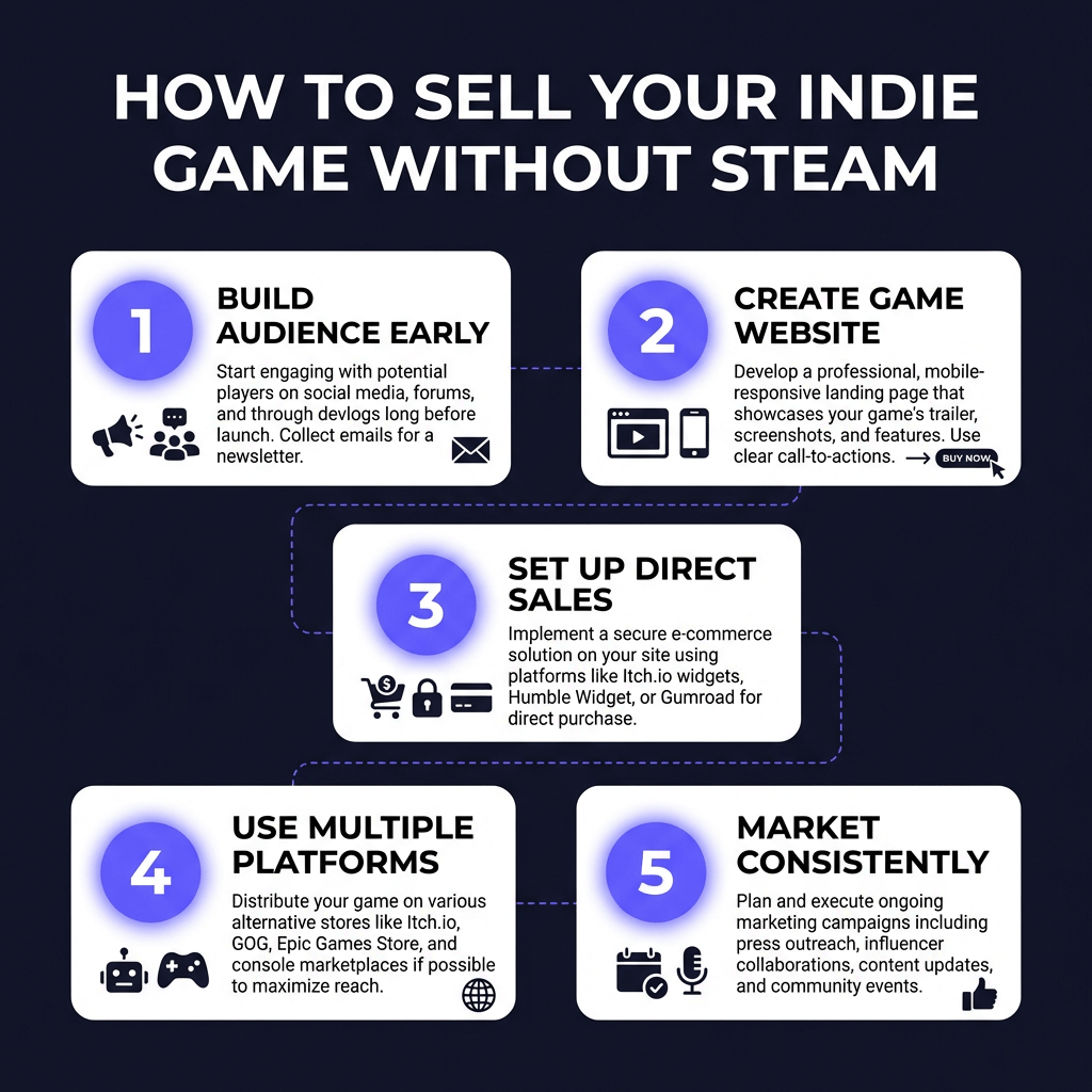 How To Sell Indie Games Without Steam — Complete Guide 2026