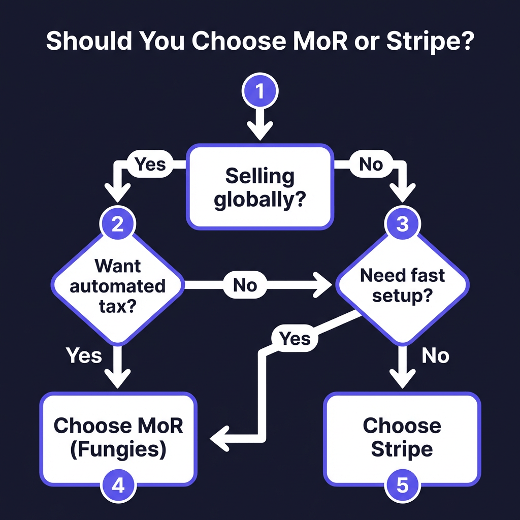 Merchant of Record vs Stripe: The Complete 2026 Comparison