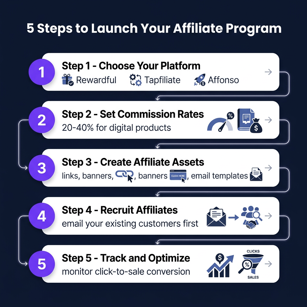How to Set Up an Affiliate Program for Your Digital Products in 2026