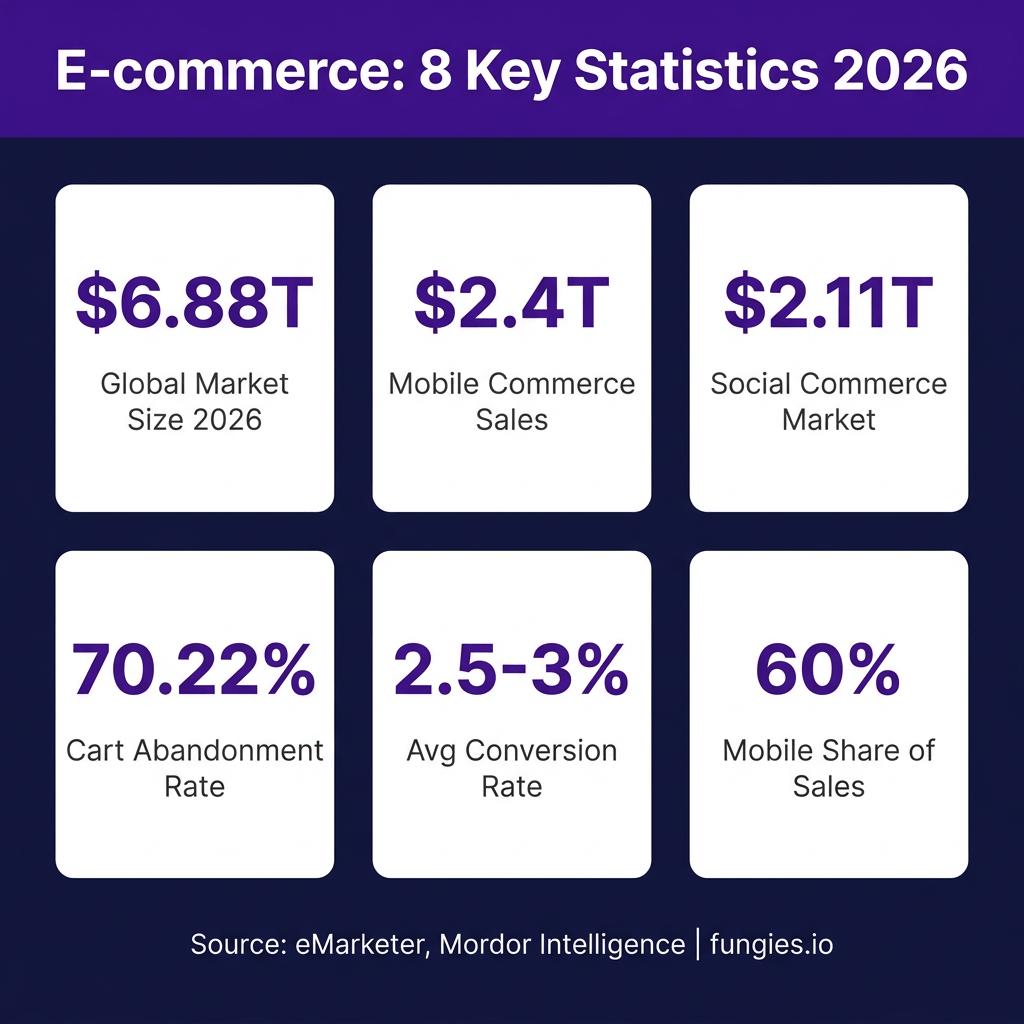 E-commerce Statistics 2026: Market Size, Data & Trends (Comprehensive Report)