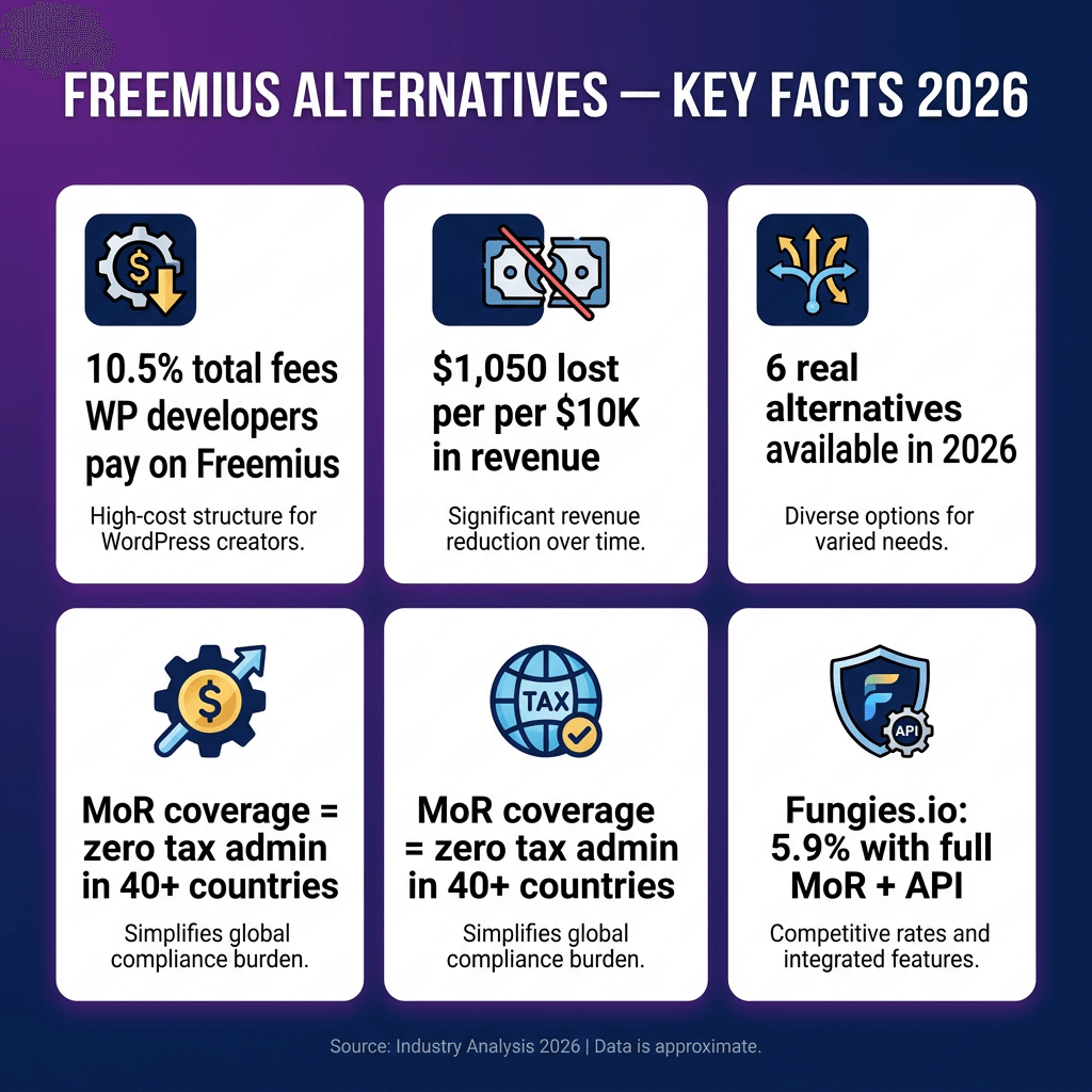 Freemius Alternatives 2026: Best Platforms for WordPress Plugin & Theme Sellers