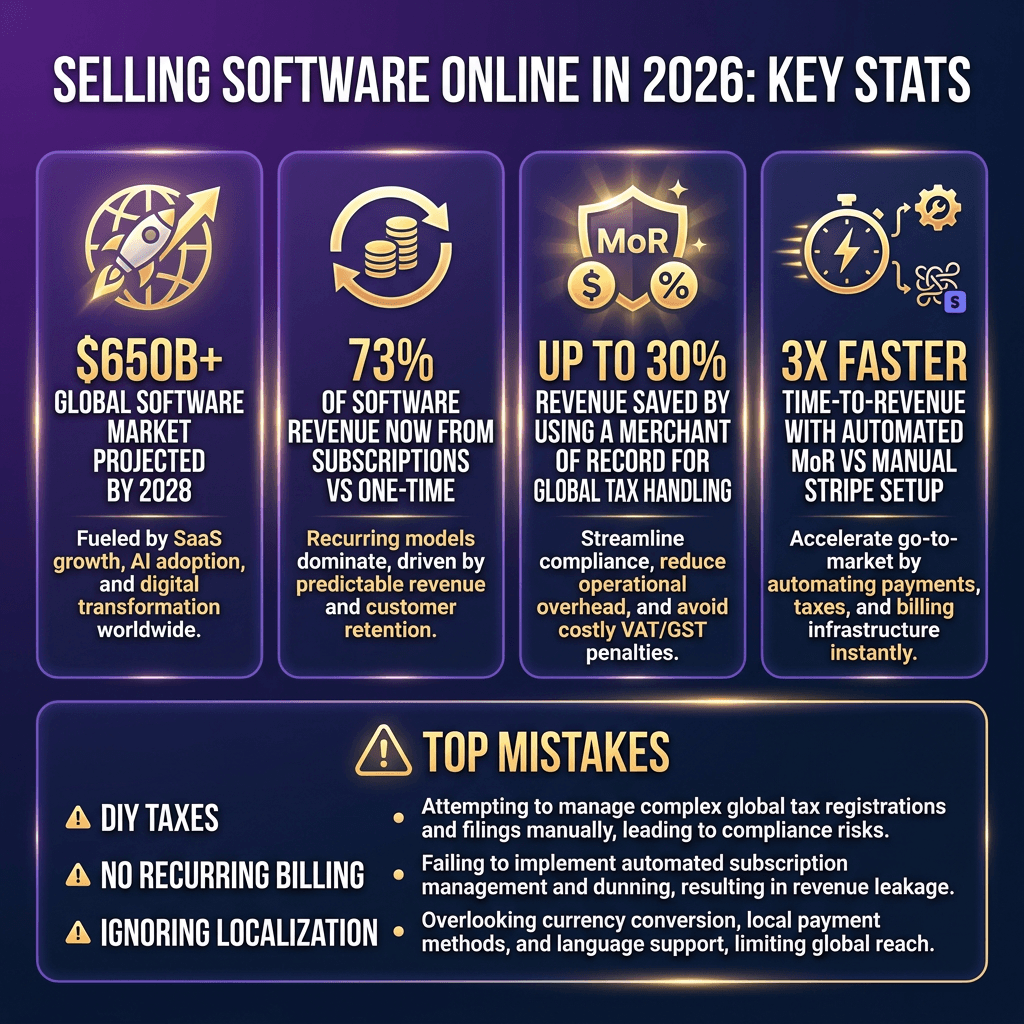 How to Sell Software Online: The Developer’s Complete Guide (2026)