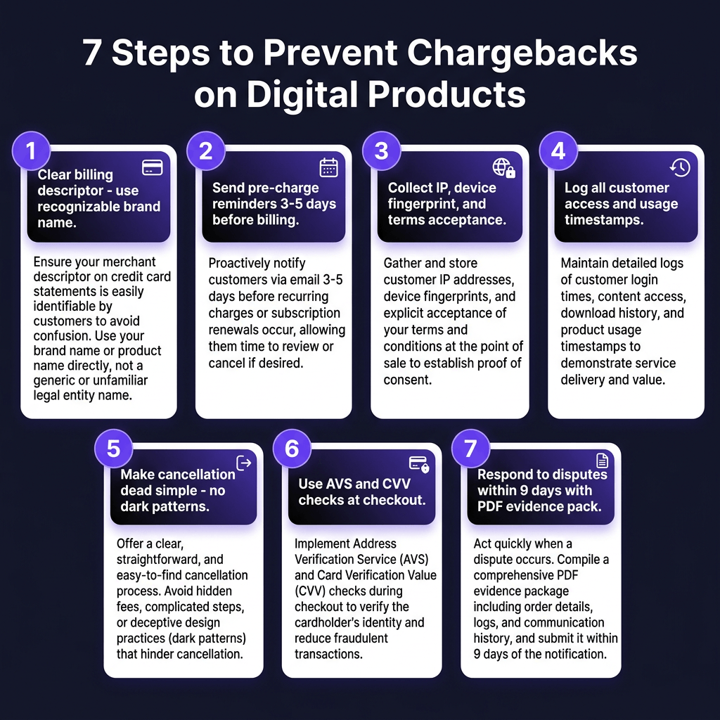 How to Prevent and Win Chargebacks on Digital Products in 2026