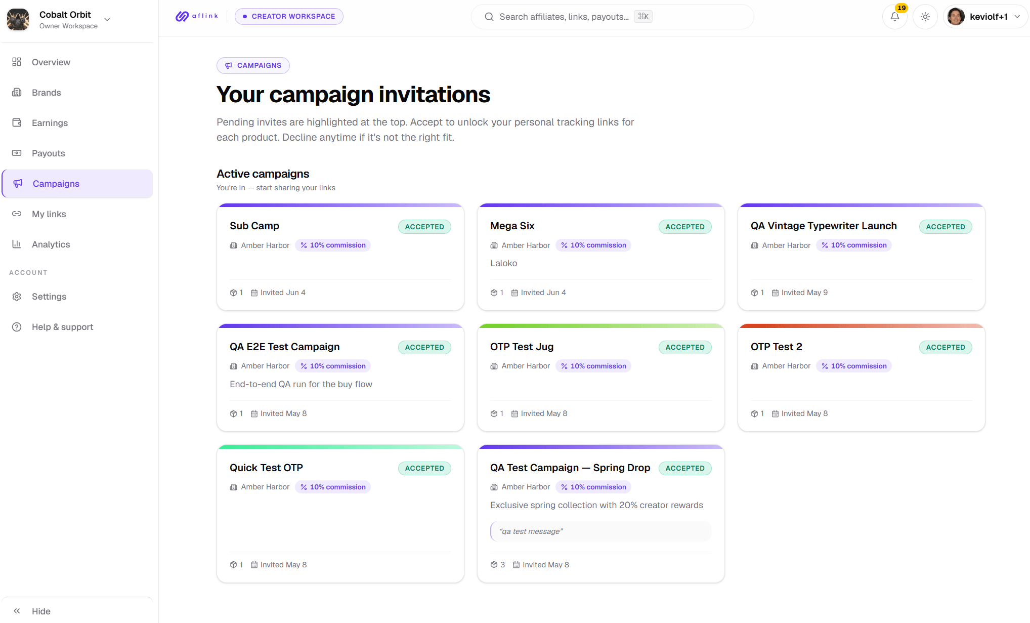 Aflink + Fungies: Run a Creator Affiliate Program Without Building One