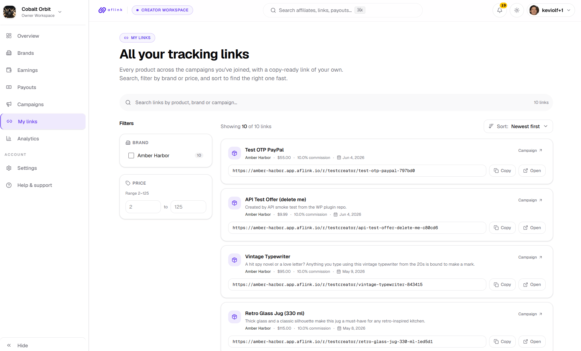 Aflink + Fungies: Run a Creator Affiliate Program Without Building One