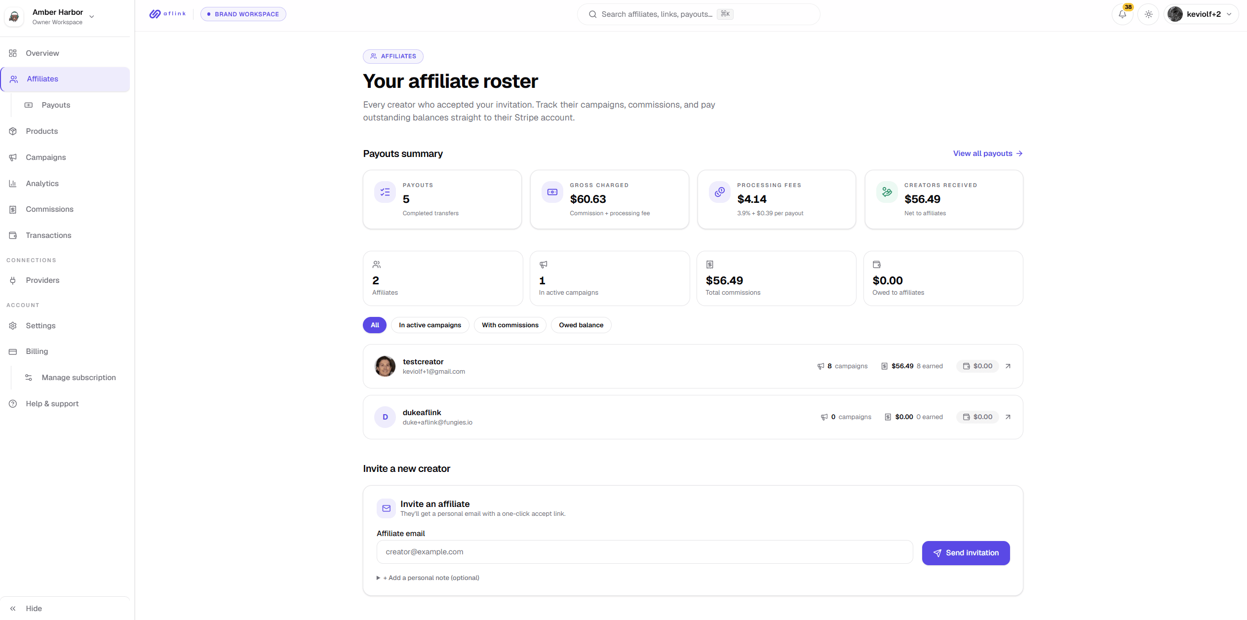 Aflink + Fungies: Run a Creator Affiliate Program Without Building One