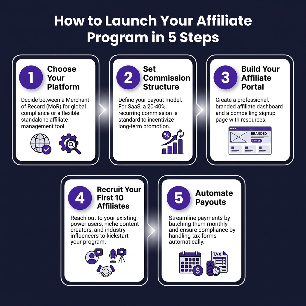 How to Set Up an Affiliate Program for Your Digital Product or SaaS in 2026