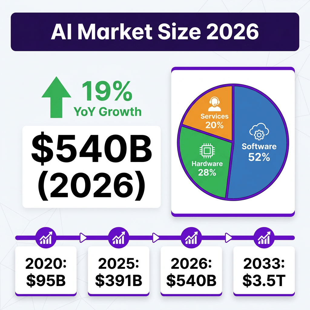 AI Market 2026: The Complete Market Analysis with Data, Trends and Predictions