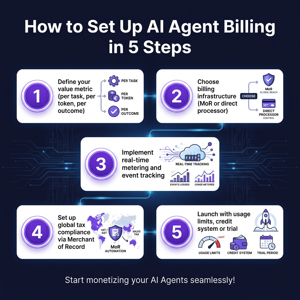 How to Monetize AI Agents in 2026: Billing Models, Per-Task Pricing & Payment Infrastructure