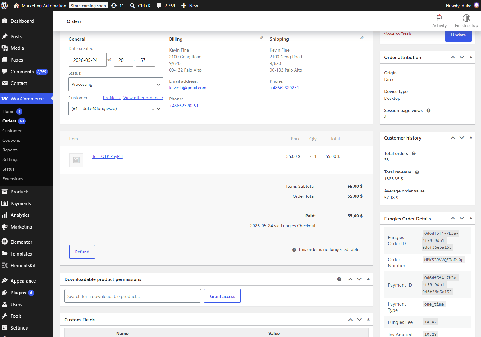 WooCommerce Payment Gateway: Accept Global Payments with Fungies for WooCommerce