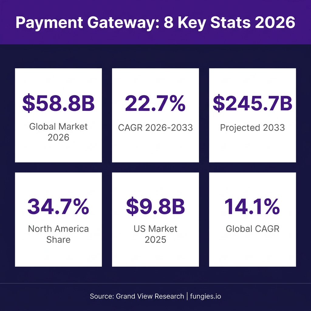Payment Gateway Statistics 2026: Market Size, Data & Trends (Comprehensive Report)
