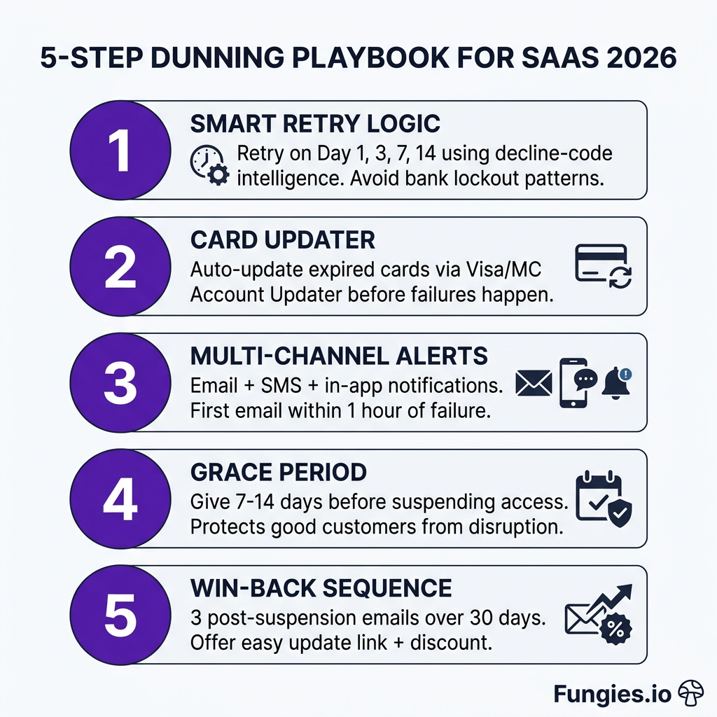 SaaS Dunning Management in 2026: How to Recover Failed Payments and Stop Involuntary Churn