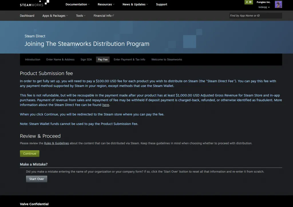 How to publish your game on Steam?