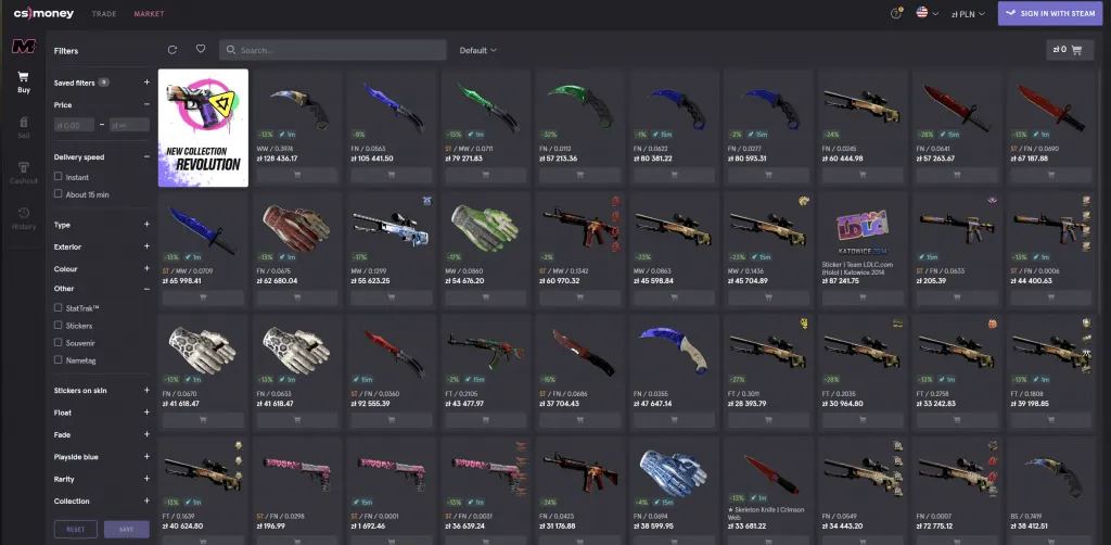 How to sell your CSGO DOTA2 TF2 skins for real money or cash?