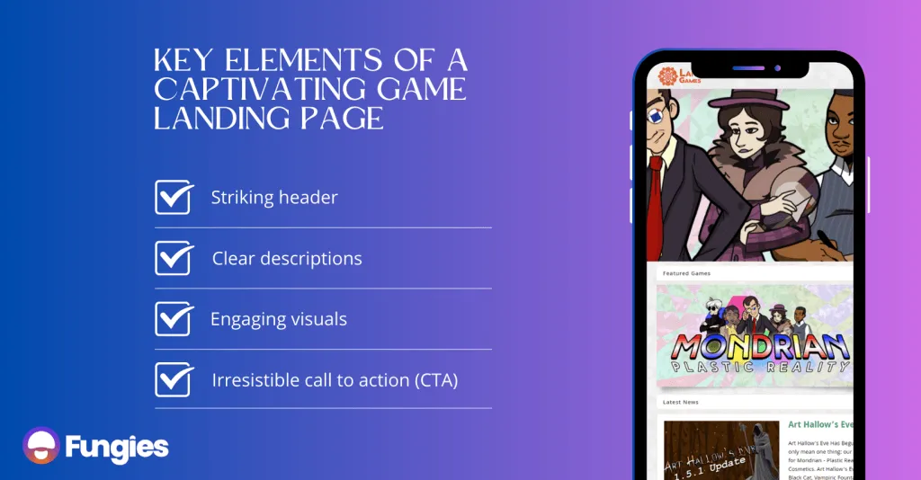 No-Code Builders For an Indie Game Landing Page