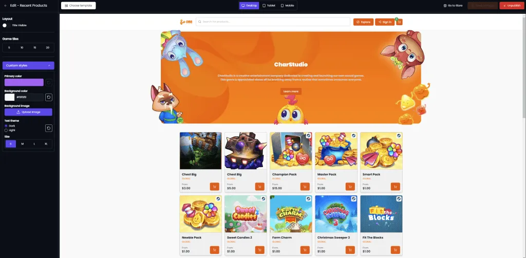 5 Best Web Shop Platforms for Mobile Games
