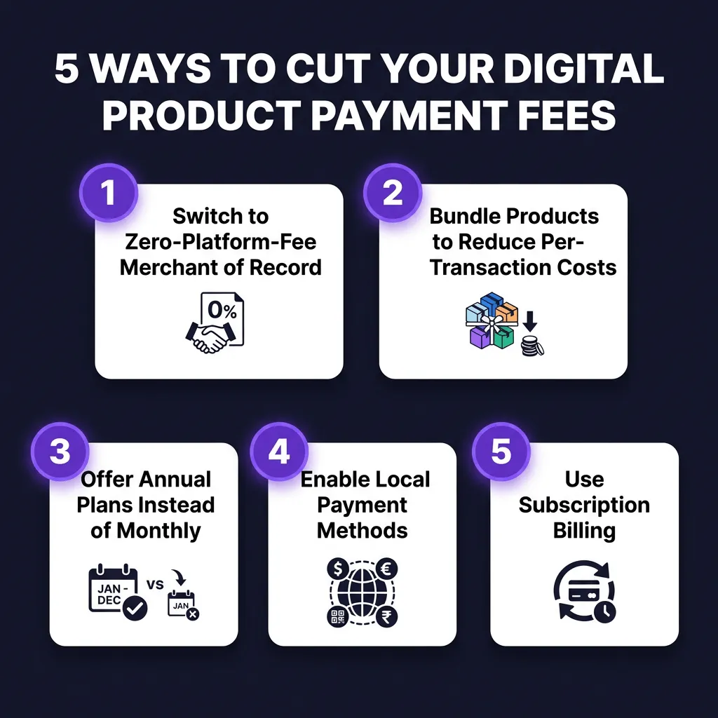 How to Cut Your Payment Fees by 50% When Selling Digital Products