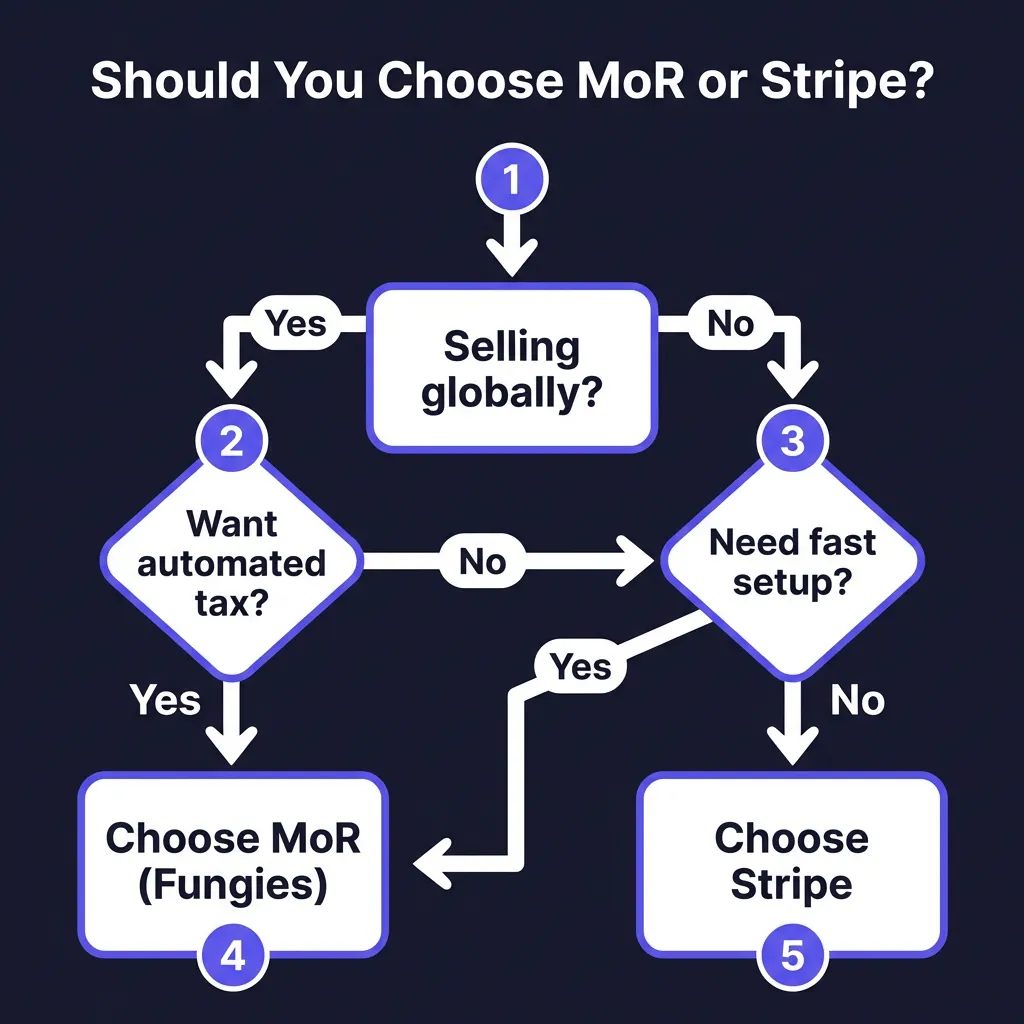 Merchant of Record vs Stripe: The Complete 2026 Comparison