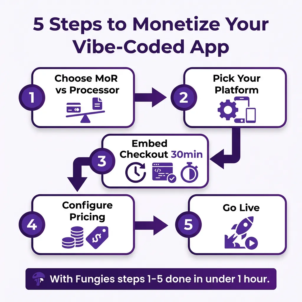 How Vibe Coders Should Set Up Payments: Stripe vs Merchant of Record (2026 Guide)