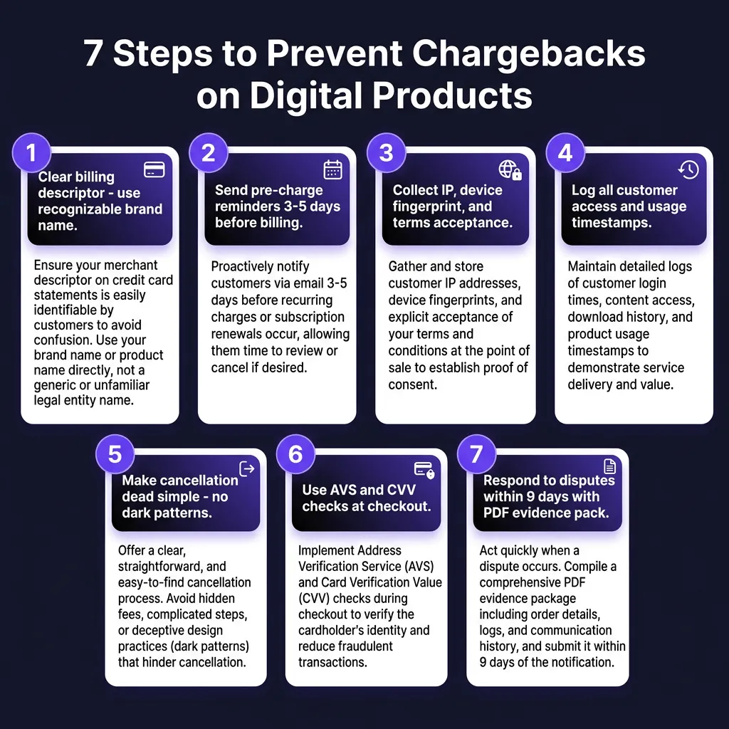 How to Prevent and Win Chargebacks on Digital Products in 2026