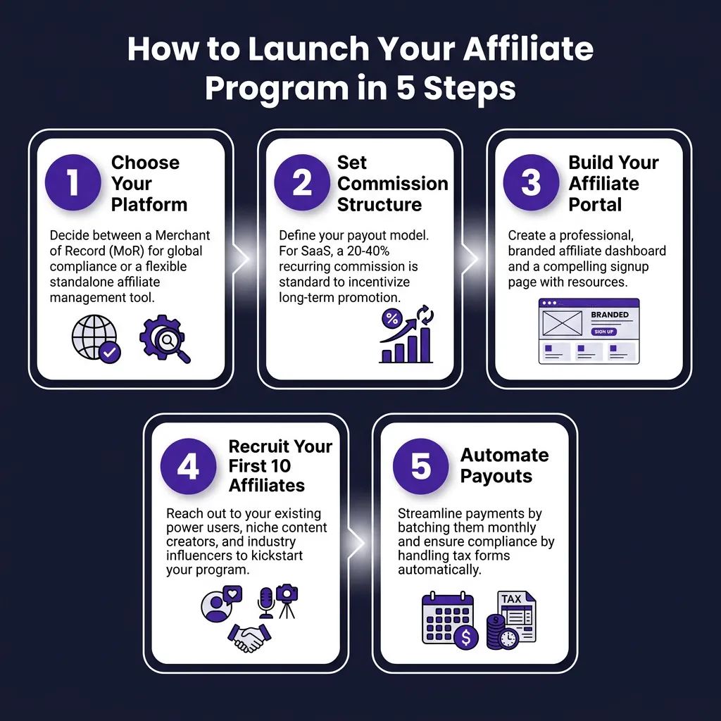 How to Set Up an Affiliate Program for Your Digital Product or SaaS in 2026