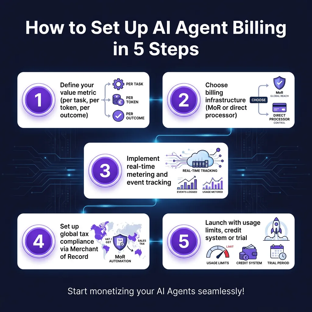 How to Monetize AI Agents in 2026: Billing Models, Per-Task Pricing & Payment Infrastructure