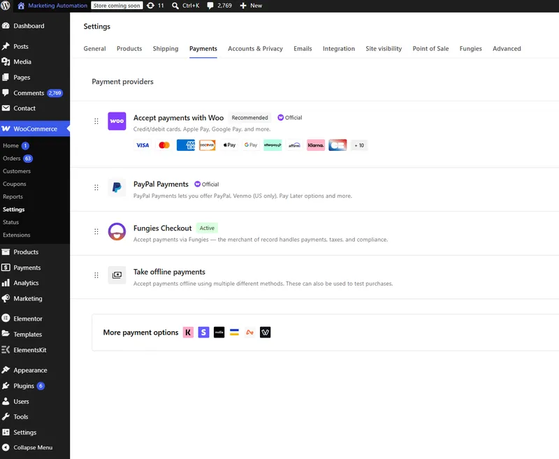 WooCommerce Payment Gateway: Accept Global Payments with Fungies for WooCommerce