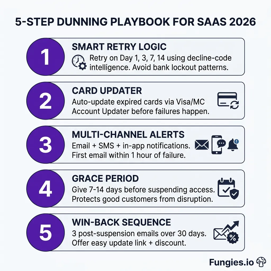 SaaS Dunning Management in 2026: How to Recover Failed Payments and Stop Involuntary Churn